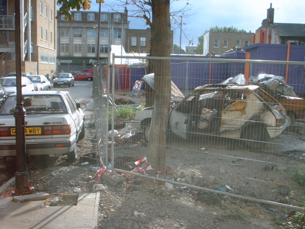 The site of the Gin Palace, Old Kent Road September 2002